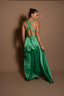 FLOW DRESS GREEN