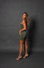 MINI SEXY DRESS OLIVE GREEN - GardeRobe