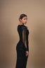 SERENA SEQUIN DRESS black