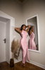 AYA DRESS BABY PINK - GardeRobe