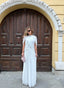 NIA DRESS PEARL WHITE - GardeRobe